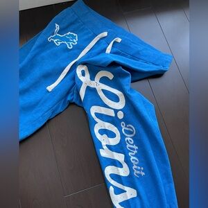 NEW! Detroit Lions Blue Sweatpants NFL Football